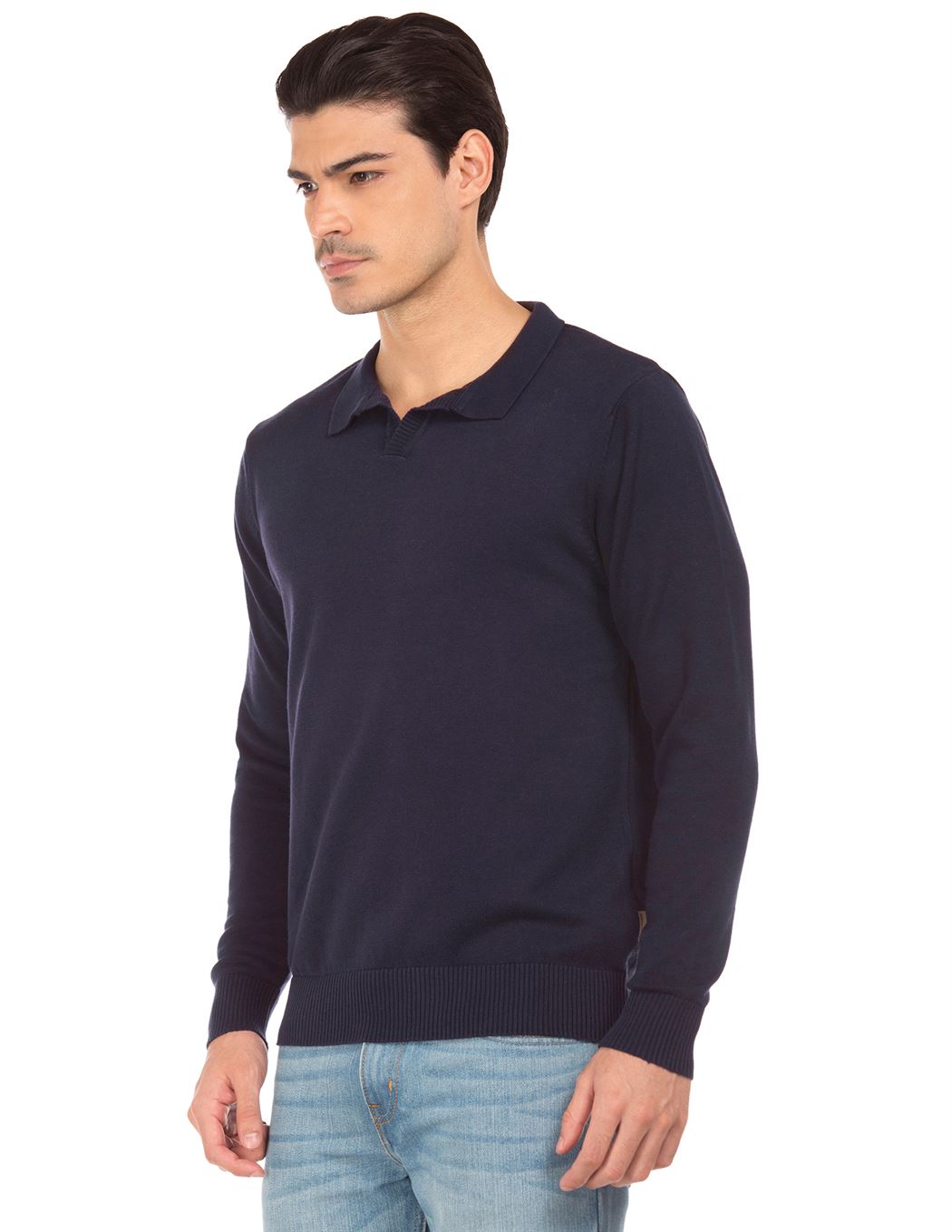 Flying Machine Men Casual Wear Solid Sweater